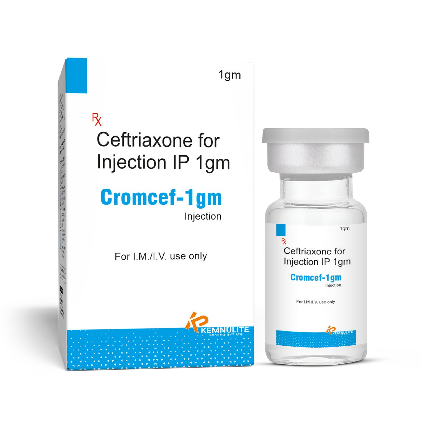 Ceftriaxone 1000 Mg Cromcef 1 Gm Injection